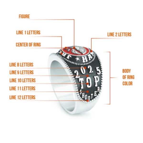 Valor Crest Womens Class Ring
